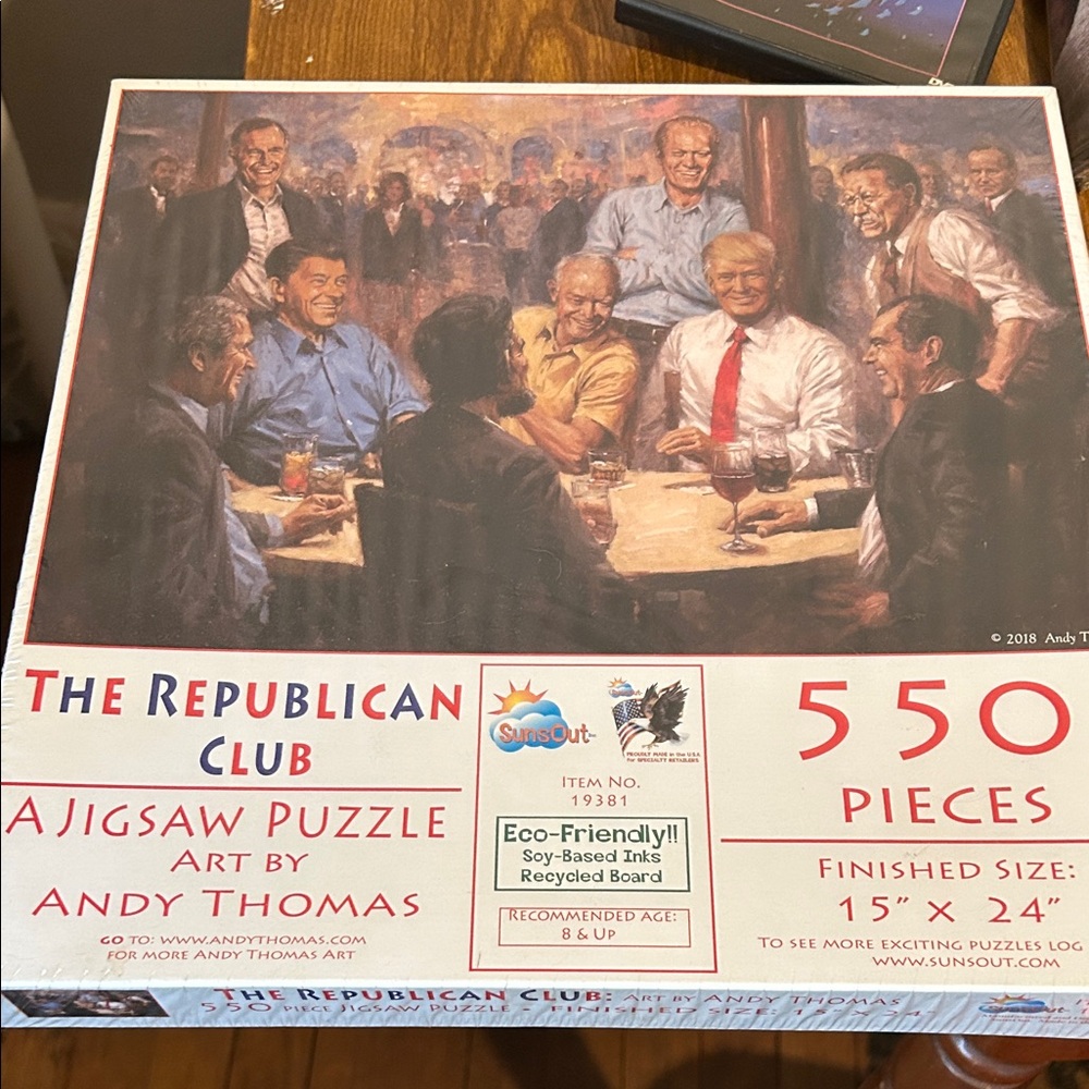 New and sealed The Republican Club Jigsaw Puzzle - 550 Pieces
